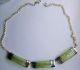 Necklace_ancient Roman Glass Set In Sterling Silver Roman photo 1