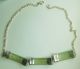 Necklace_ancient Roman Glass Set In Sterling Silver Roman photo 2