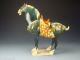 Rare Valuable Chinese Tang Dy Sancai Blue Glaze Pottery Aga War Horse Statue Other photo 2