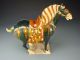 Rare Valuable Chinese Tang Dy Sancai Blue Glaze Pottery Aga War Horse Statue Other photo 3