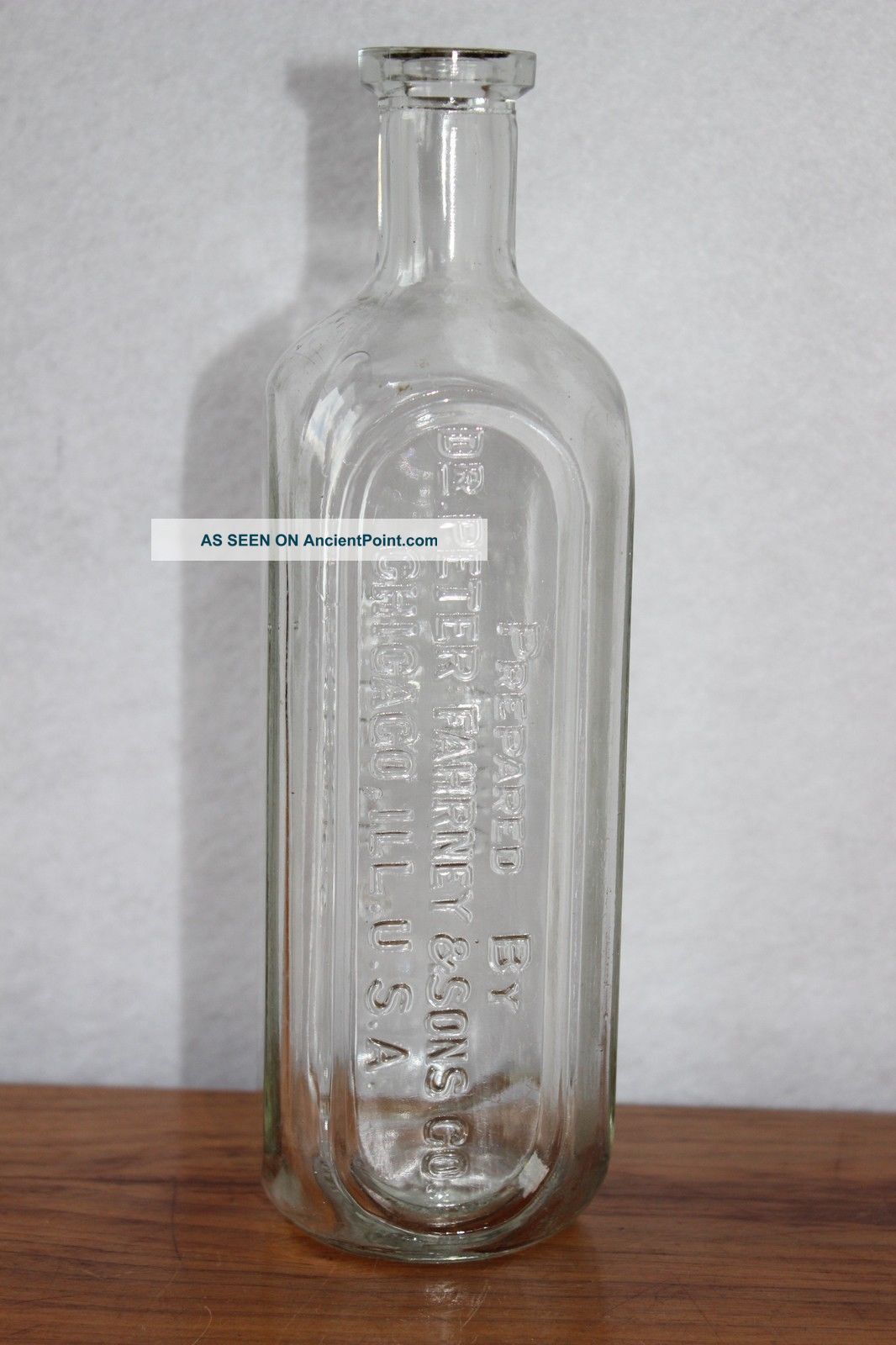 Antique Peter Fahrney & Sons Co.  Chicago Ill.  Dr.  Peter ' S Kurico Medicine Bottle Quack Medicine photo