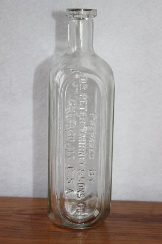Antique Peter Fahrney & Sons Co.  Chicago Ill.  Dr.  Peter ' S Kurico Medicine Bottle photo