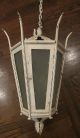 Antique Handmade White Wrought Iron Gothic Electric Chandelier Ceiling Fixture Chandeliers, Fixtures, Sconces photo 1