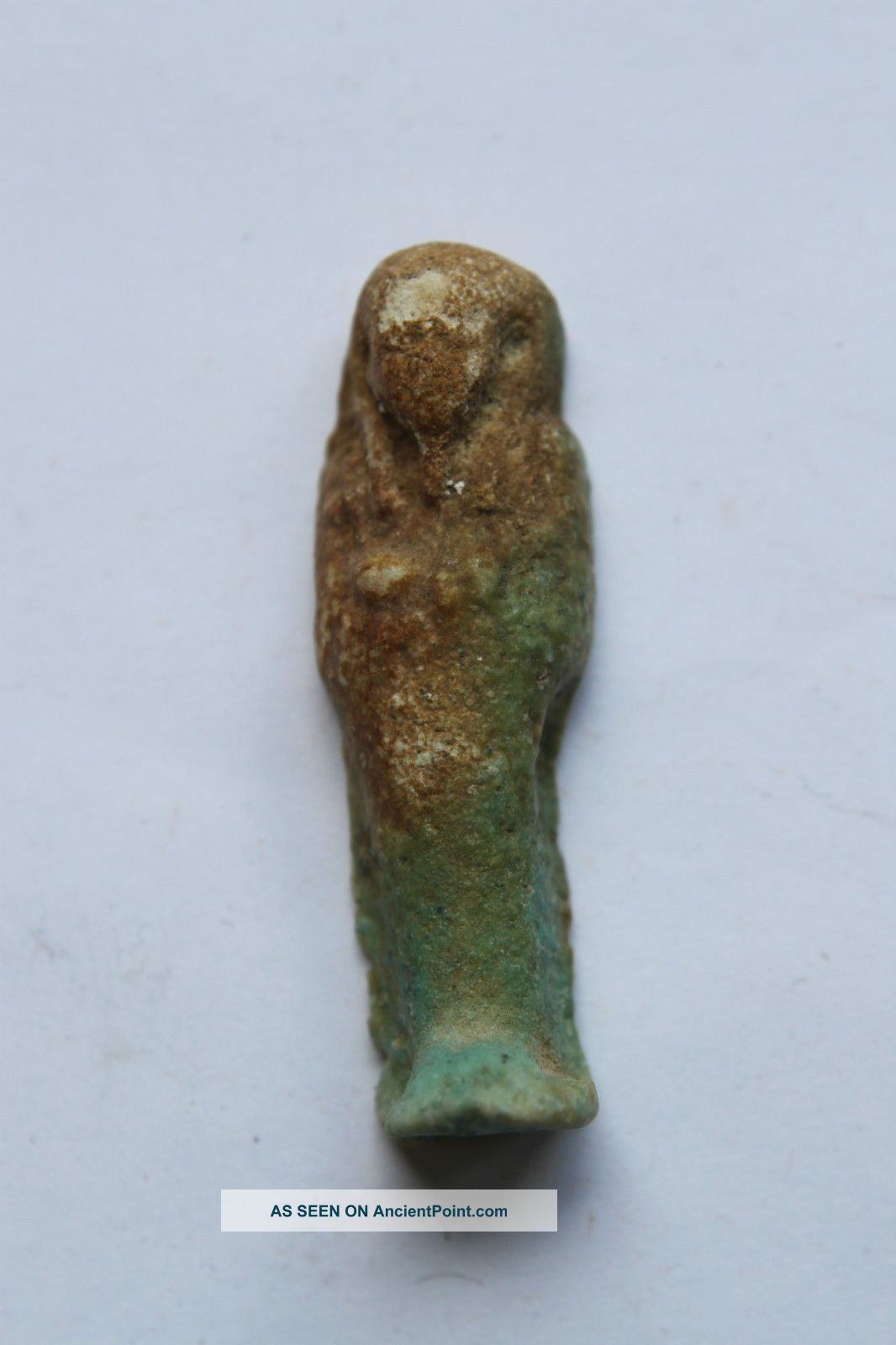 Good Ancient Egyptian Faience Ushabti Late Dynastic 4th Century Bc Egyptian photo