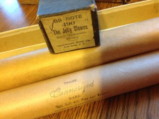 Connorized Music Co.  Piano Roll 88 Note 490 The Jolly Clowns March Whitney 60 C photo