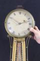 Antique Howard Weight Driven Banjo Clock Maritime Constitution Guerriere Tablet Clocks photo 1