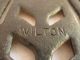 Antique/vintage Wilton Cast Iron Trivet Signed Scotch Thistle/broom Design Trivets photo 3