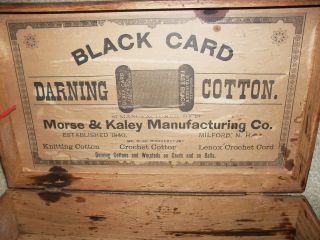 Rare/old Morse & Kaley,  Advistising Counter Display Box,  Daring Cotton Box photo