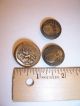 Antique Palette Buttons - Chessie Cat - Hunting Dogs - Hunt Scene - No Damage Pin Cushions photo 5