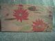 Antique Wooden Pyrography Wood Burned Xmas Red Poinsettia Dresser Glove Box Boxes photo 7