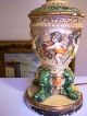 Antique Cherubs Angels Table Lamp - Chalkware Lamp Lamps photo 1
