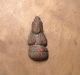 F522: Chinese Copper Ware Small Buddhist Statue On The Plate Buddha photo 1
