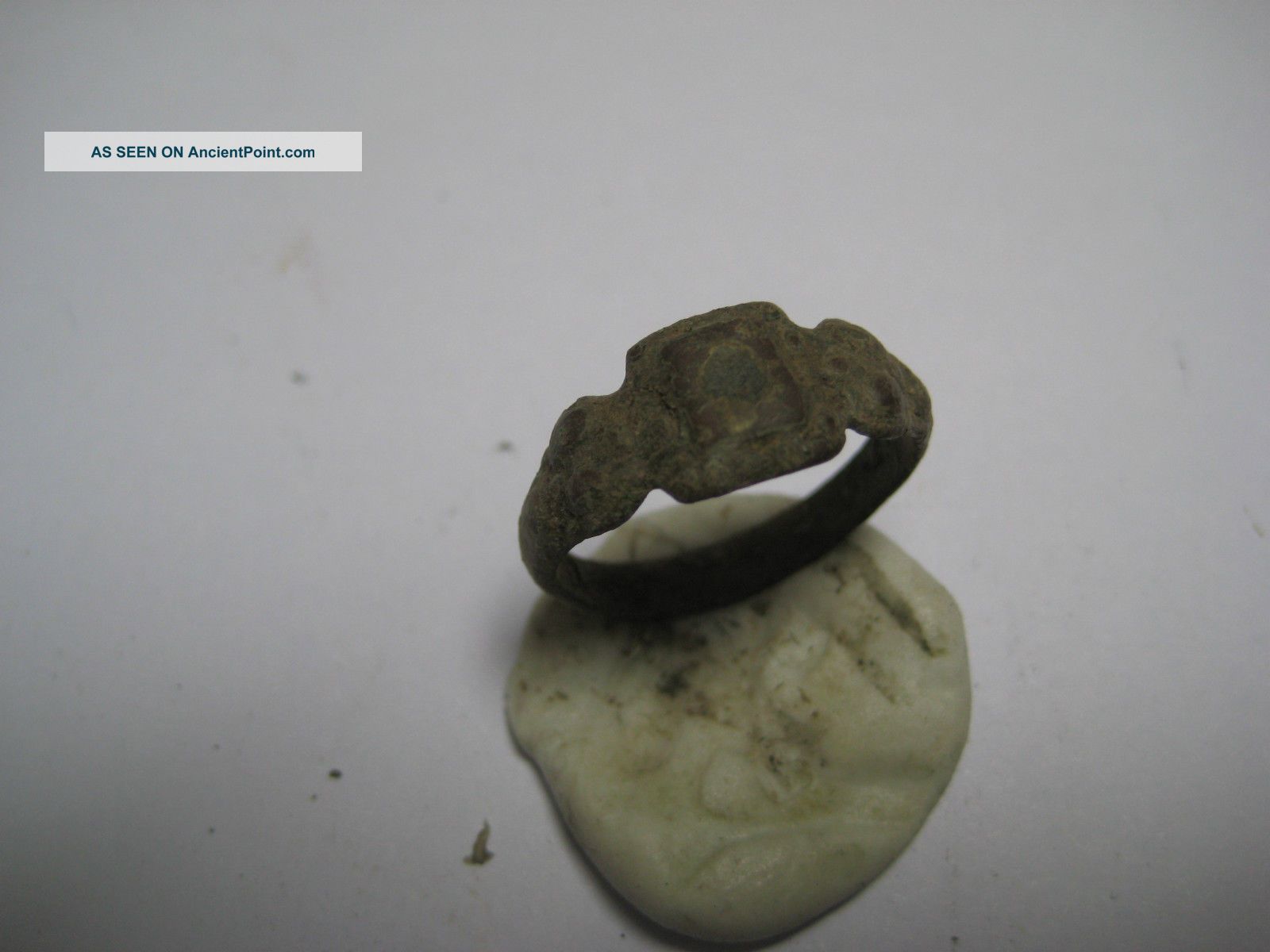 Ancient Roman Bronze Finger Ring 14 L Roman photo