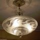 C.  30 ' S Vintage Art Deco Ceiling Lamp Light Chandelier { Georgeous }}} Chandeliers, Fixtures, Sconces photo 2