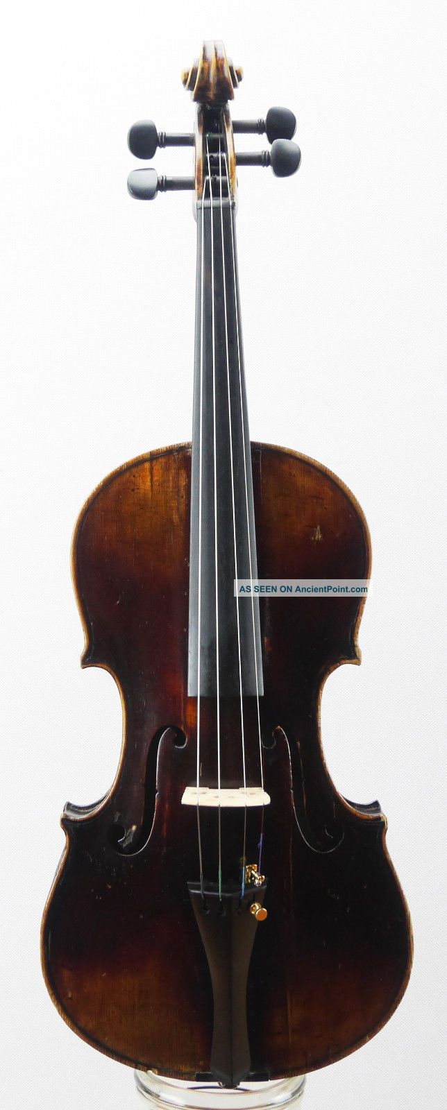 Antique Soffritti Ettore Anno 1902 Labeled 4/4 Old Violin String photo