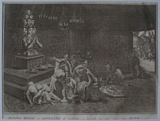 Manipa Idole Ou Divinité De Lassa - Par Bernard Picart - 1727 photo
