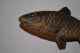 Antique Austrian Bronze Fish Paperweight Cold Painted Marked Geschutzt Metalware photo 3