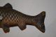 Antique Austrian Bronze Fish Paperweight Cold Painted Marked Geschutzt Metalware photo 4