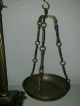 Italian Brass Scale With Marble Base. Metalware photo 3