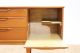 Mid Century 6ft 6 Curved Teak Credenza/media Console By Jentique.  Mcm.  Vintage Post-1950 photo 2