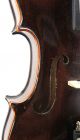 Excellent Antique American Violin By William Conant,  Brattleboro,  Vt C.  1870 String photo 9