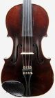 Excellent Antique American Violin By William Conant,  Brattleboro,  Vt C.  1870 String photo 1