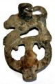 Rare British Found Roman Period Zoomorphic Bronze Fibula,  Brooch Circa 100 - 200 Ad Roman photo 2