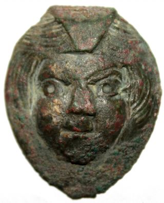 British Found Roman Period Application Circa 100 - 200 Ad - Mask photo