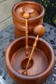 Vintage Nissen Teak - Ice Bucket & Salad Bowl Set - Signed Bowls photo 10