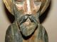 Antique 19c.  Worm Wood Polycrome Santos Hand Carved & Painted 18 In Tall Jesus Holy Land photo 3