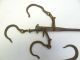 2 Antique Old Metal Cast Iron Merchants Scale Balance Arms Parts Hooks Hardware Scales photo 2