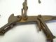 2 Antique Old Metal Cast Iron Merchants Scale Balance Arms Parts Hooks Hardware Scales photo 6
