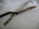 Antique To Older Vintage Primitive Hair Curling Iron Rusty Metal W Vent Rubber Primitives photo 3