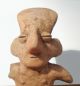 Pre Columbian Figure Mexico Female Pottery Clay 7 Inches Authentic Ancient The Americas photo 4