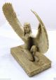 Egyptian Pharaoh Hand Made Statue Sculpture,  The Winged Isis,  Collectable Egyptian photo 3