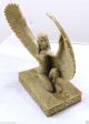 Egyptian Pharaoh Hand Made Statue Sculpture,  The Winged Isis,  Collectable Egyptian photo 4