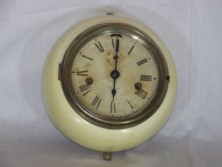 Seth Thomas Antique C1912 Nautical Ships Wall Clock photo