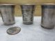 1899 Antique Set Of 5 Imperial Russian 84 Silver Vodka Cups Goblet Cordial Kiev Russia photo 2