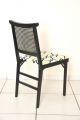 Vintage Leg O Matic Folding Chair Black Art Deco Chair With Latice Post-1950 photo 4