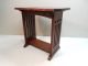 Mission Table Limbert Style Spindle Sides Side Table Post-1950 photo 8