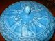 Porcelain Weller Noritake Majolica Blue Antique Greek Roman Cherub Angel Tureens photo 4