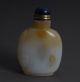Chinese Elder&lad Hand Carved Natural Shadow Agate Floater Snuff Bottle - Jr11076 Snuff Bottles photo 4