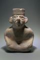 Pre Columbian Warrior Prisoner Figure Vessel Wtl Test Doc Ceramic Pottery Beaker Figurines photo 2