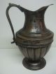 Antique Persian Copper Pitcher Signed Middle East photo 3