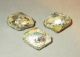 3 Ancient Roman Glass Patina Beads 200ad Diamond Shape,  3/4 