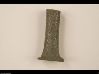 Ancient Egyptian Faience Amulet,  Fragment Of Djed Pillar,  Ex.  Flinders Petrie photo