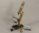 A Fine 19th C.  Mahogany Cased Microscope & Accessories,  By E.  Hart & A.  Praz. Other photo 4