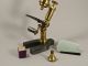 A Fine 19th C.  Mahogany Cased Microscope & Accessories,  By E.  Hart & A.  Praz. Other photo 6