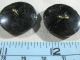 Mixed Of 10 Large Antique Victorian Jet Black Glass Mourning Buttons Lacy Buttons photo 10