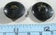 Mixed Of 10 Large Antique Victorian Jet Black Glass Mourning Buttons Lacy Buttons photo 1
